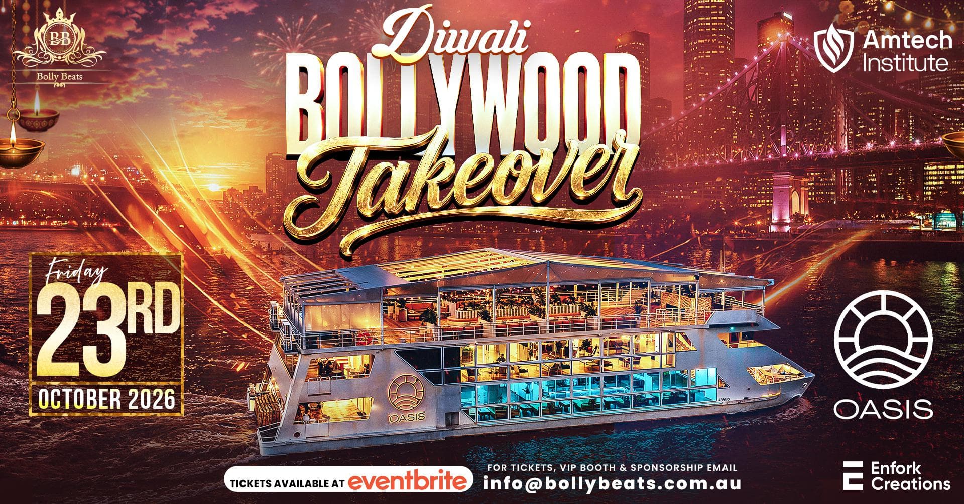 Diwali Bollywood Takeover at Oasis Cruise
