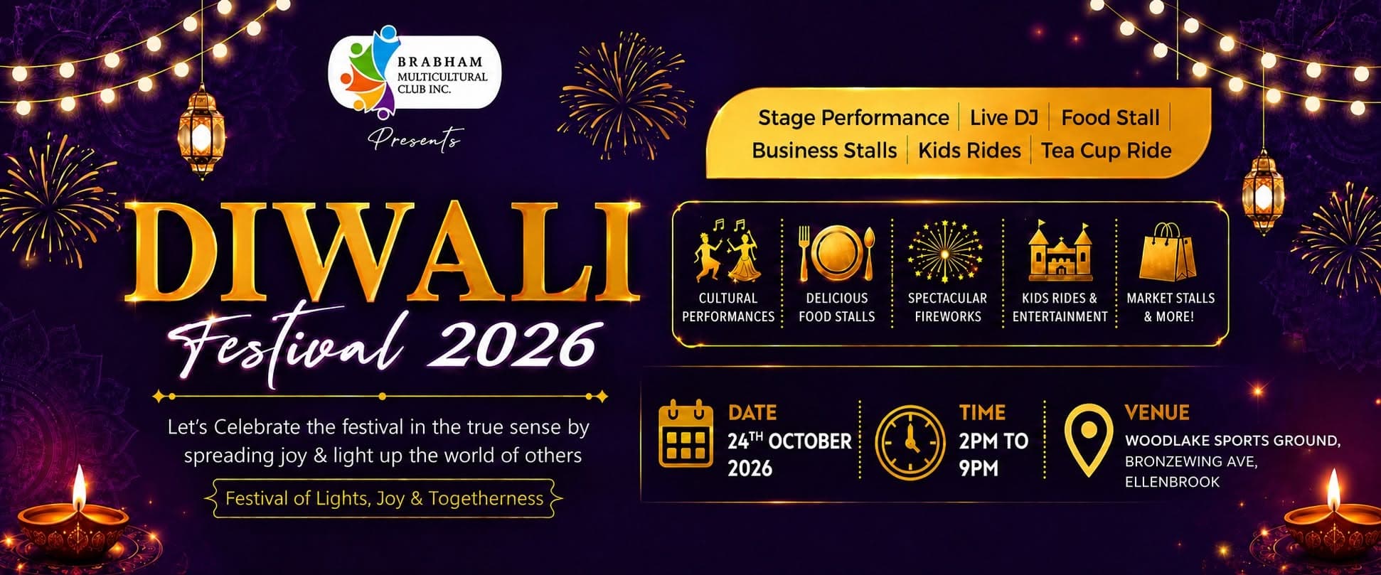 Brabham Diwali Festival 2026