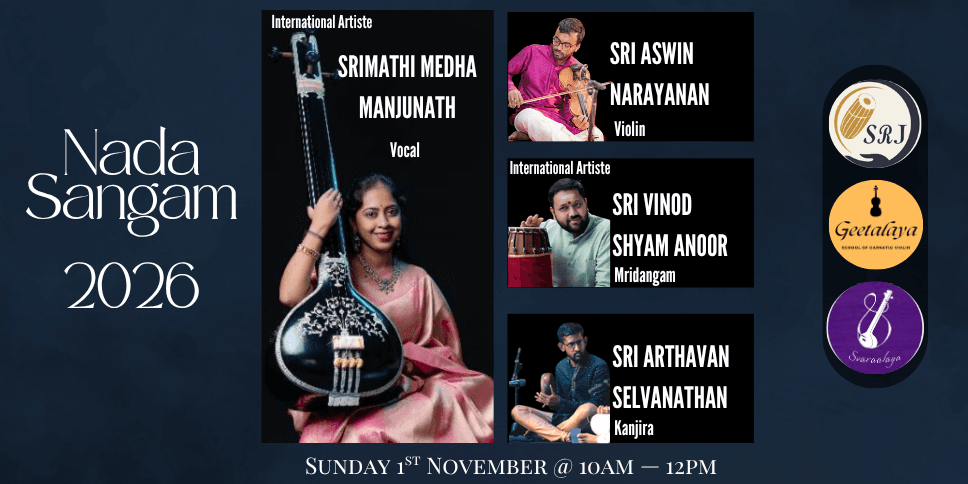 Nada Sangam 2026 – Carnatic Vocal Concert with Medha Manjunath