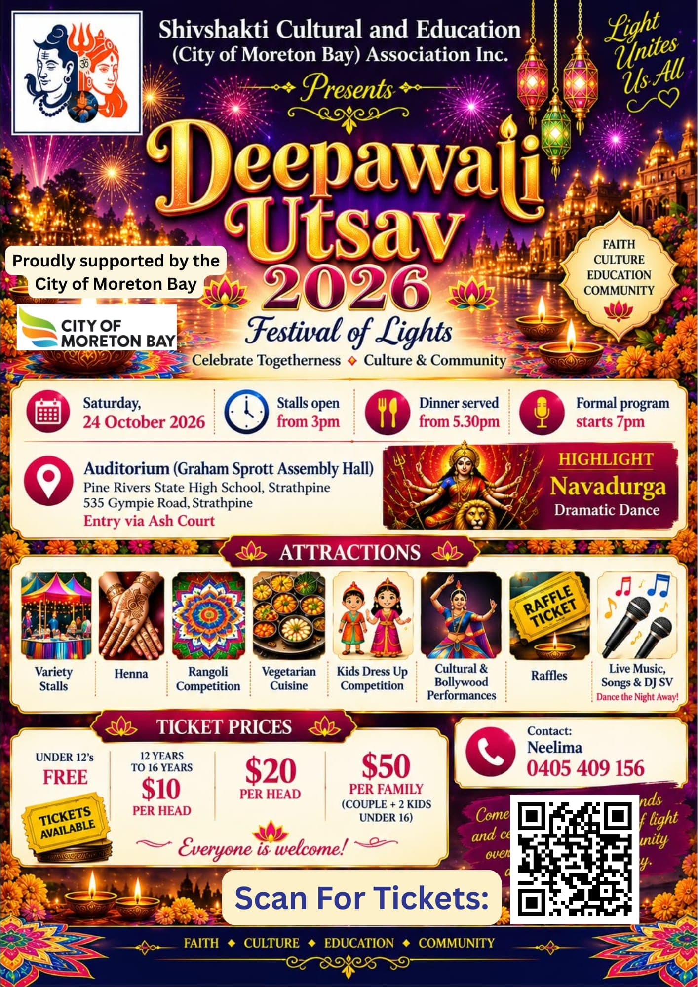 Deepawali Utsav 2026 – Festival of Lights (Strathpine)