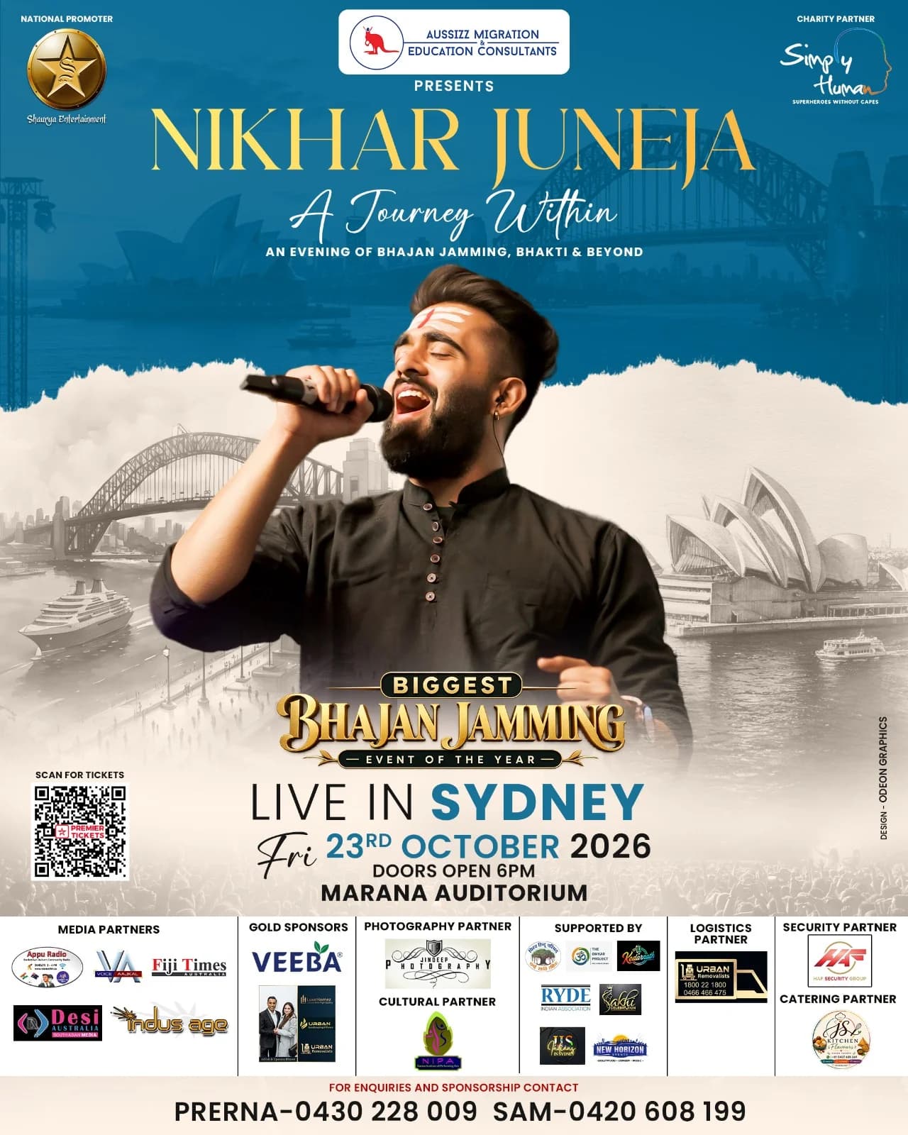 Nikhar Juneja - A Journey Within (Live Bhajans) Sydney